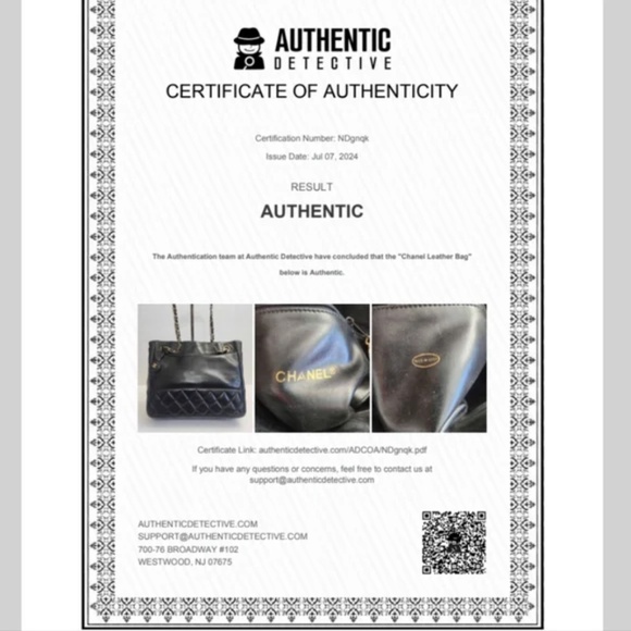 Authentic vintage CHANEL black quilted Matelasse lambskin tote bag with COA - Picture 13 of 16